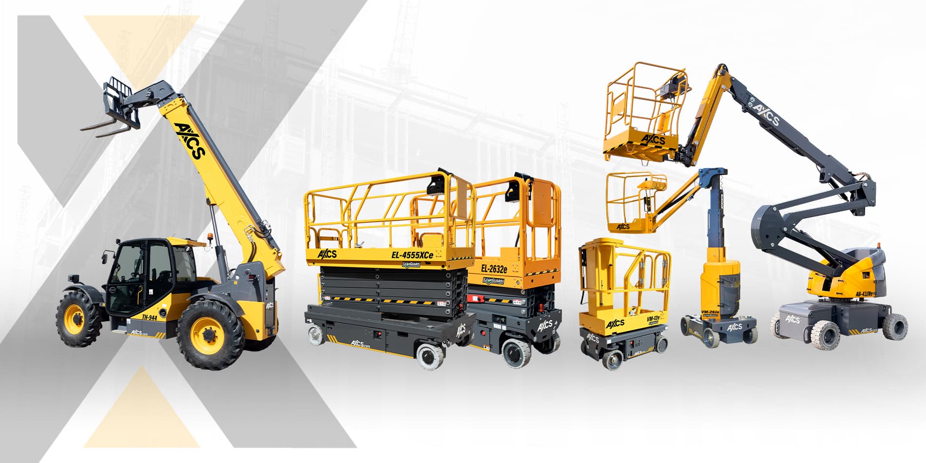 AXCS Equipment lineup