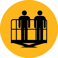 2 Person Rated Scissor Lift