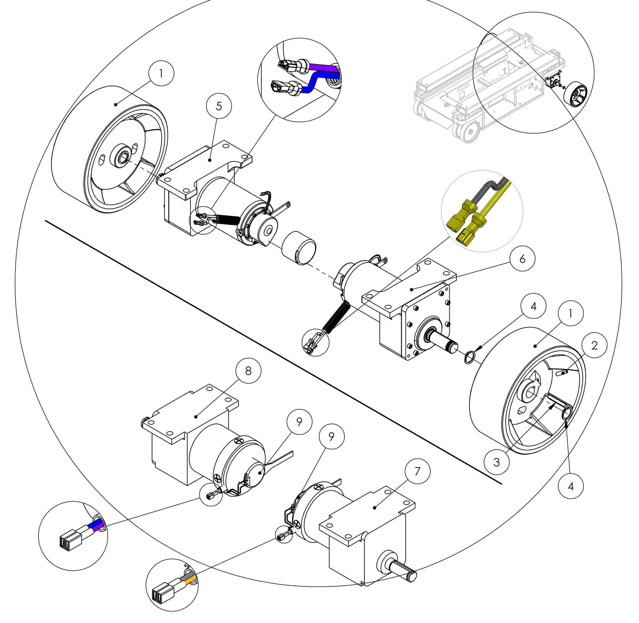 HB-1030-Base-Drive Parts-SN-D01-10010-D01-29999